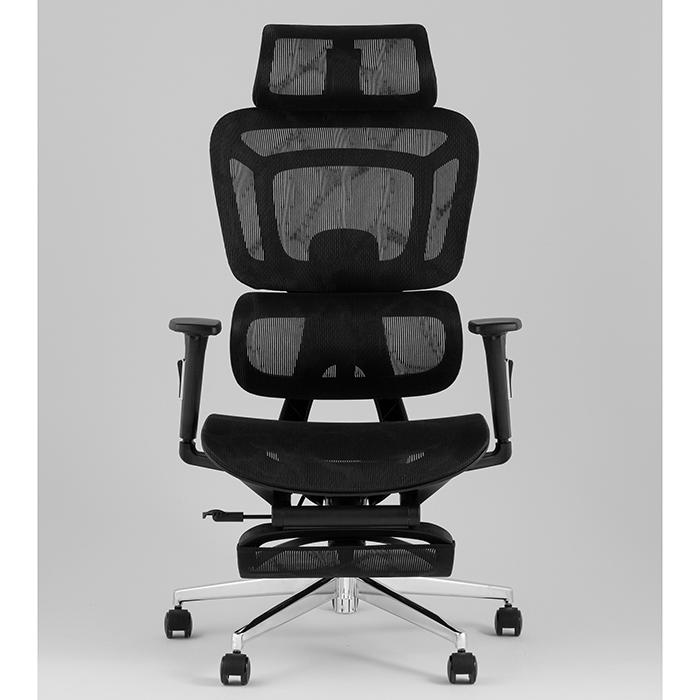 Кресло офисное TopChairs Nimbus чёрный Stool Group YF-W938A bl. sh. ST-982-1 black