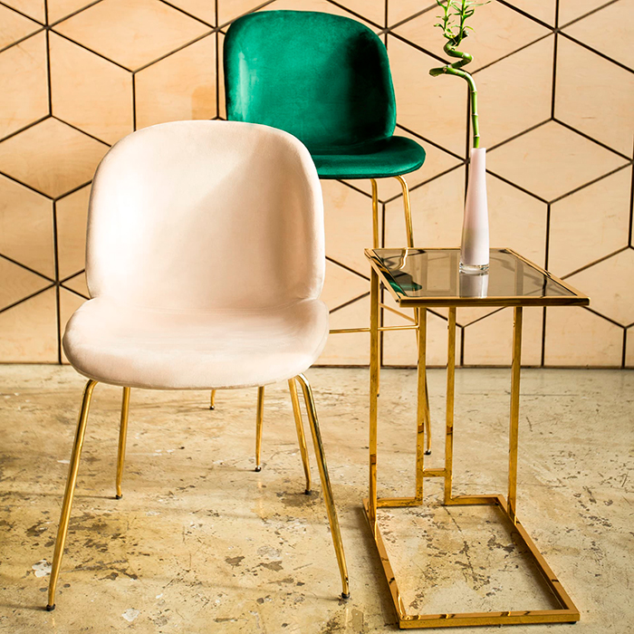 Журнальный столик 50х32 Бостон стекло Stool Group EET-061-TG-SK