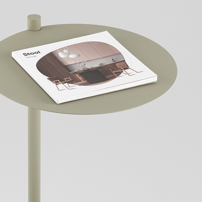 Журнальный столик Siara металл оливковый Stool Group MT-214 14-6408