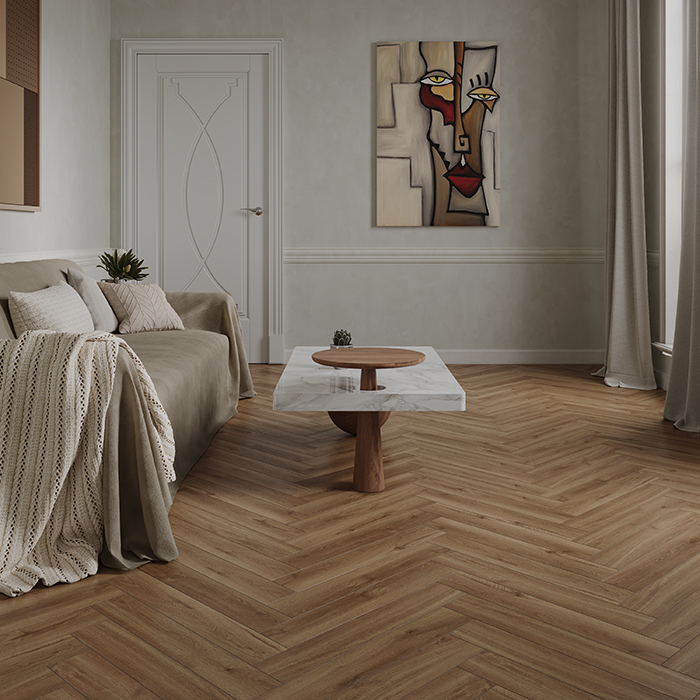 Ламинат Дуб Велла Herringbone Elegant Norland LF303-37