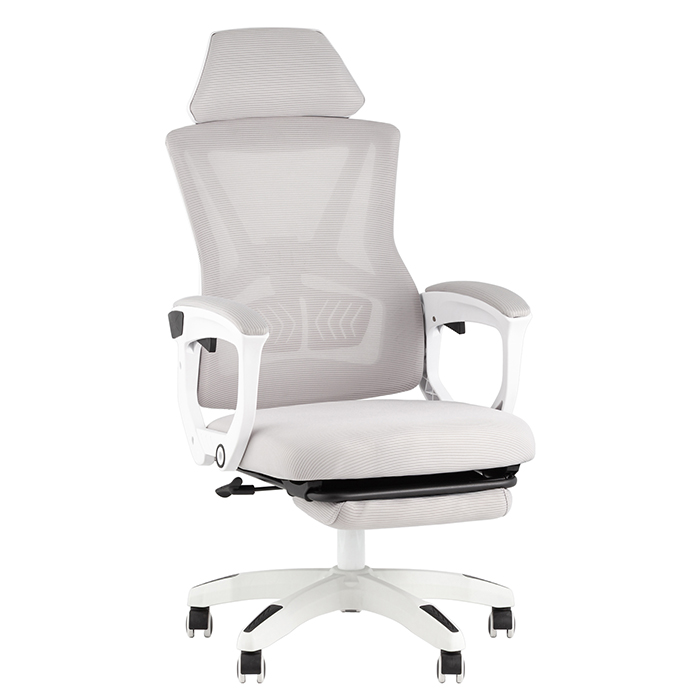 Кресло офисное TopChairs Vecto серый Stool Group OUE-2515W grey