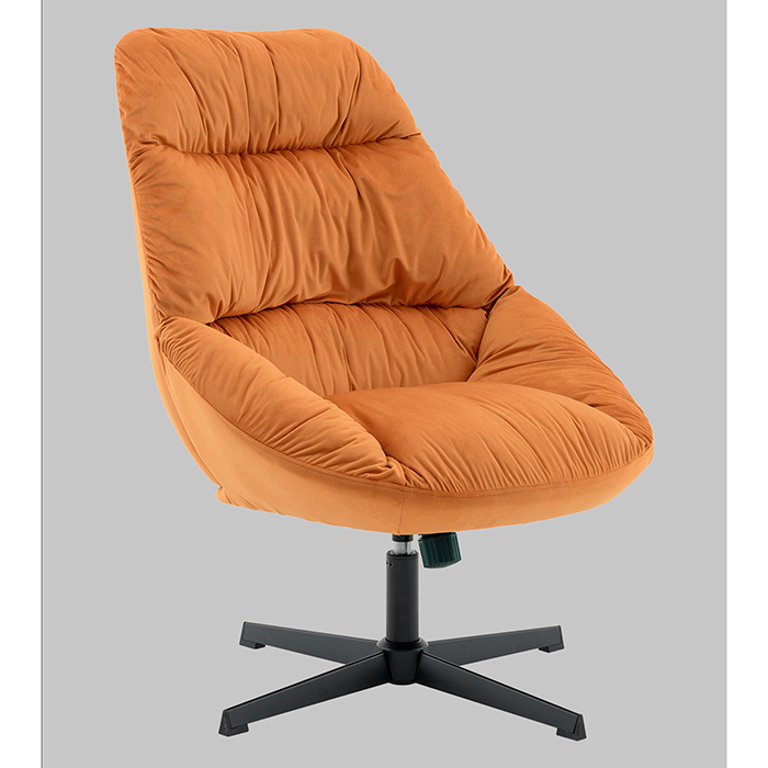 Кресло Оррелл терракотовый Stool Group QH-8347KT HLR-43 orange