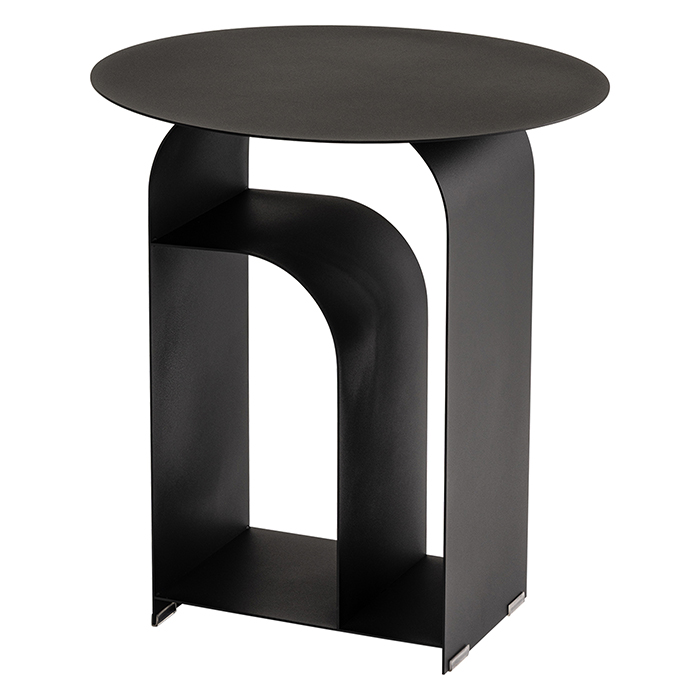 Журнальный столик Arwel металл чёрный Stool Group MT-140 DB-001