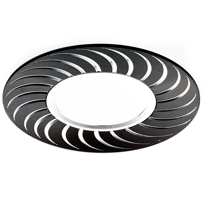 Светильник встраиваемый точечный Ambrella Light A720 BK/AL