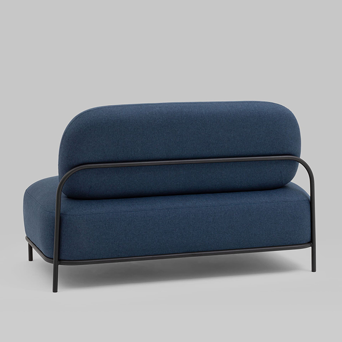 Диван Стоун рогожка синий Stool Group vd-dv-stone-f80