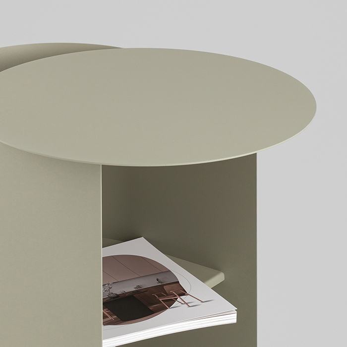 Журнальный столик Floire металл оливковый Stool Group MT-143 14-6408