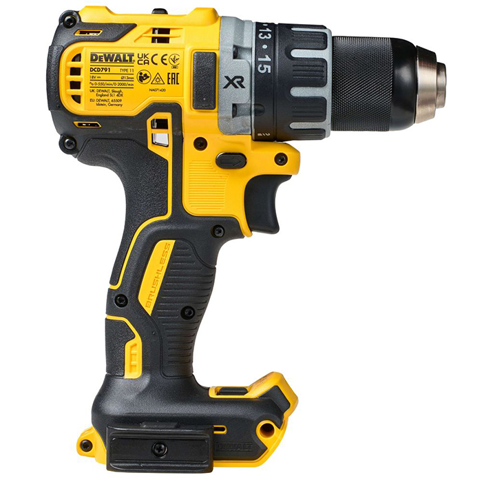 Дрель-шуруповерт аккумуляторная DeWalt DCD791P2-QW