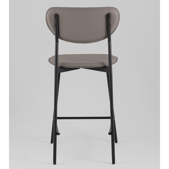 Стул барный Minnie серый Stool Group HPB2318 HAB1-10