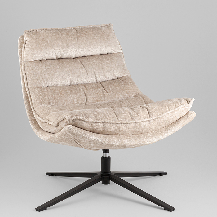 Кресло-лаунж Lazy бежевый Stool Group DM7658 BMG845-902 BEGIE