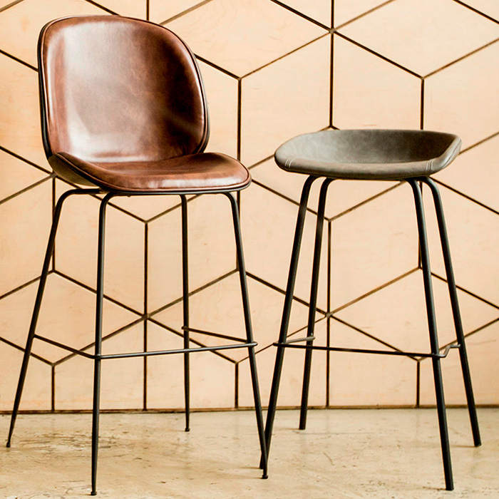 Стул барный Турин коричневый экокожа Stool Group 9329C BROWN