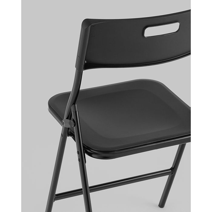 Комплект раскладного стола и стульев чёрный Stool Group YX-ZFP86 black