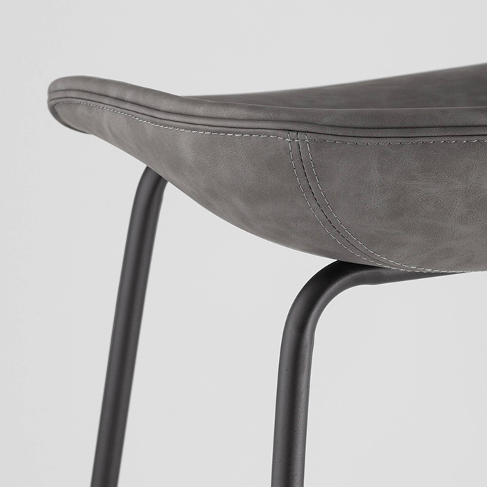 Стул барный Турин серый экокожа Stool Group 8319TB GREY