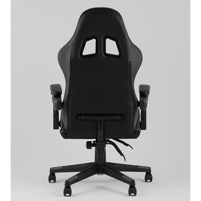 Кресло игровое TopChairs Commander чёрно-серый Stool Group GF-8082 black+grey