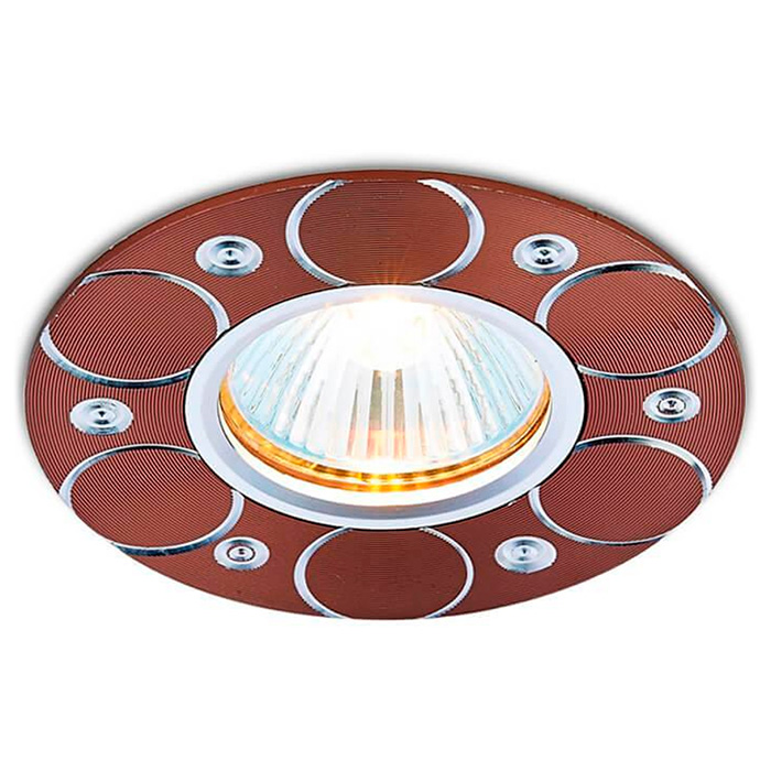 Светильник встраиваемый точечный Ambrella Light A808 AL/BR