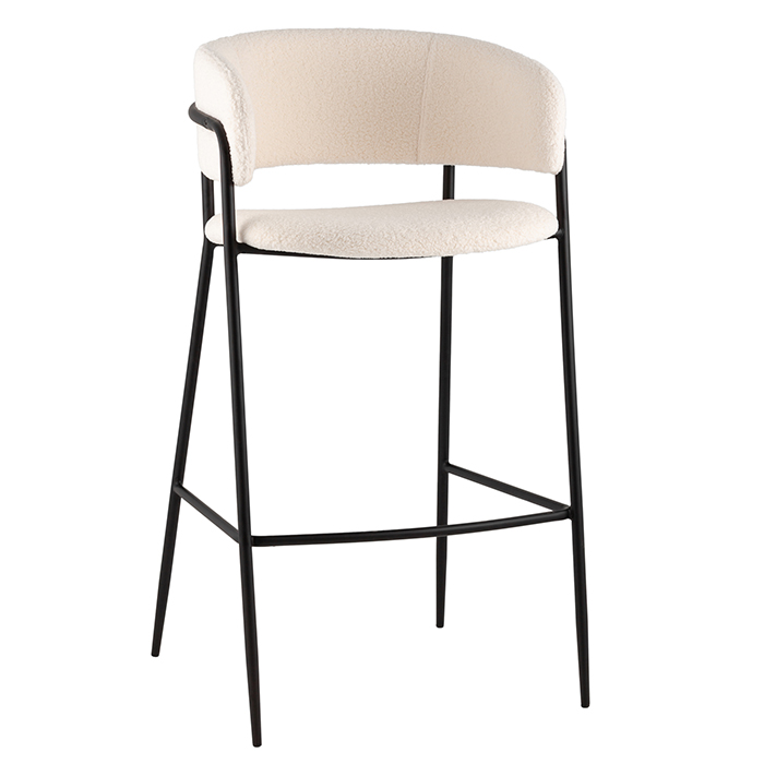 Стул барный Нэлли белый Stool Group FDC9376-B 1953-1