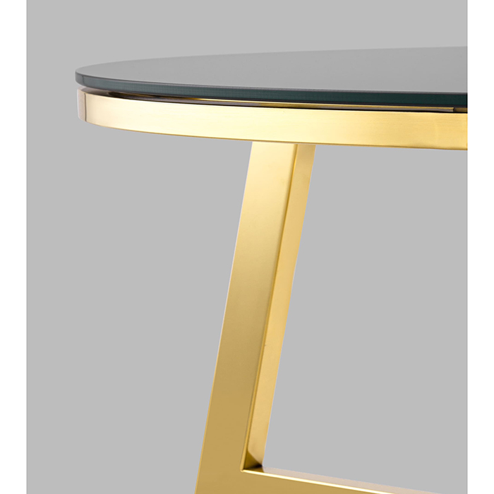 Журнальный стол 100х50 Альба стекло чёрный Stool Group ECT-095-O-TG