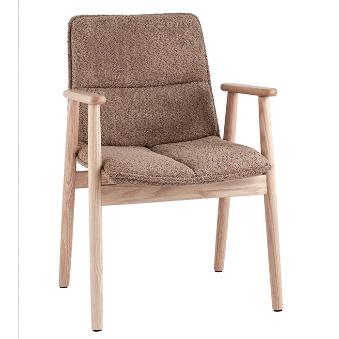 Стул Philo коричневый с деревянными ножками Stool Group DM4688 RD22086-4 Brown