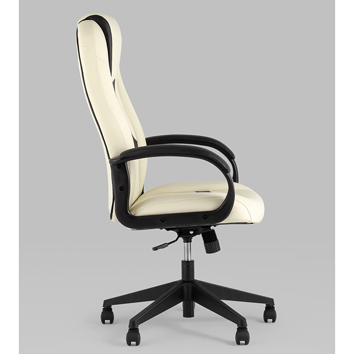 Кресло игровое TopChairs ST-Cyber 8 белый/чёрный Stool Group ST-CYBER 8 WHITE