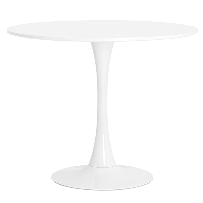 Стол Tulip D90 белый Stool Group T004-1-90