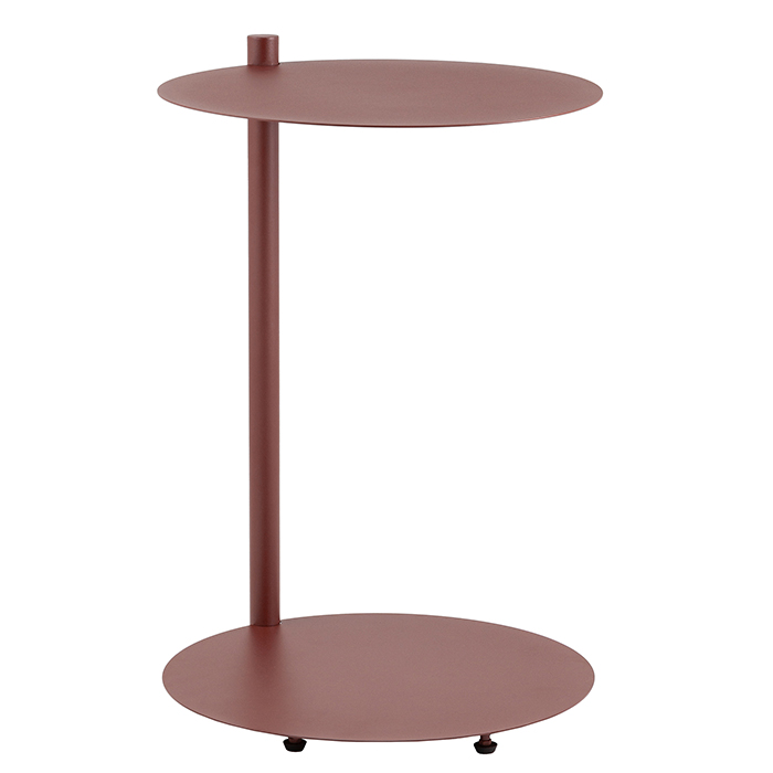 Журнальный столик Siara металл бордовый Stool Group MT-214 DB-032
