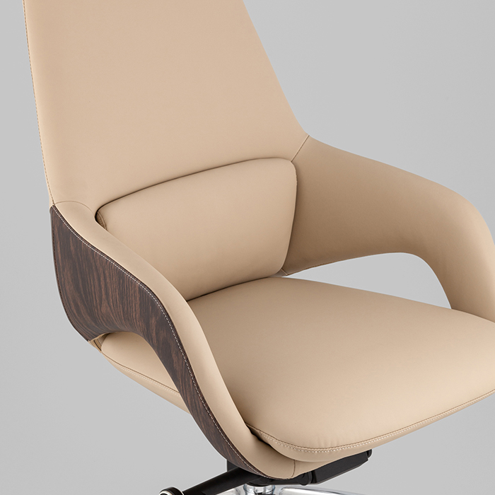 Кресло офисное TopChairs Reign бежевый Stool Group A666-A 2006-11