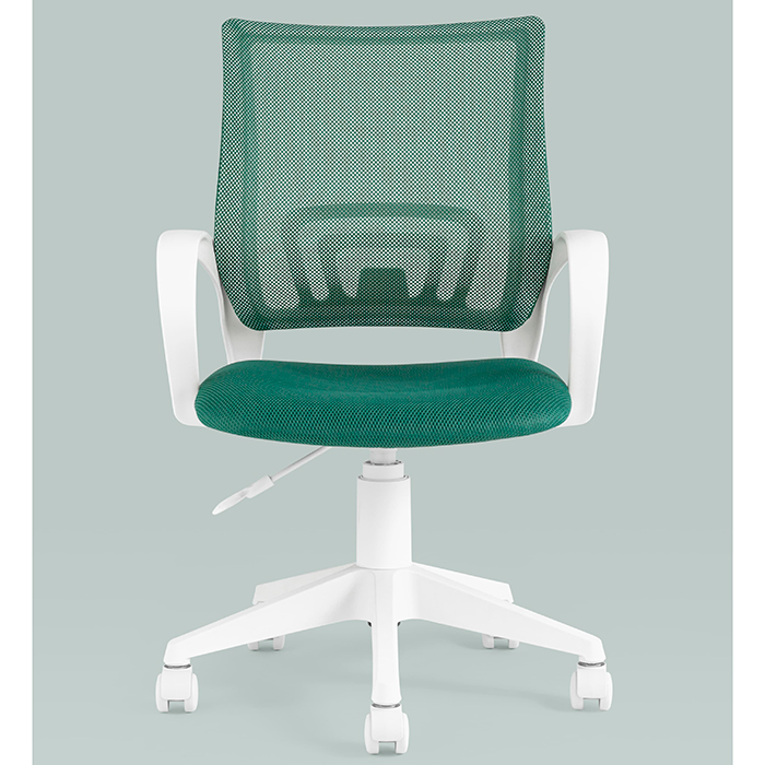 Кресло офисное TopChairs зелёный сетка Stool Group ST-BASIC-W/GN/TW-30