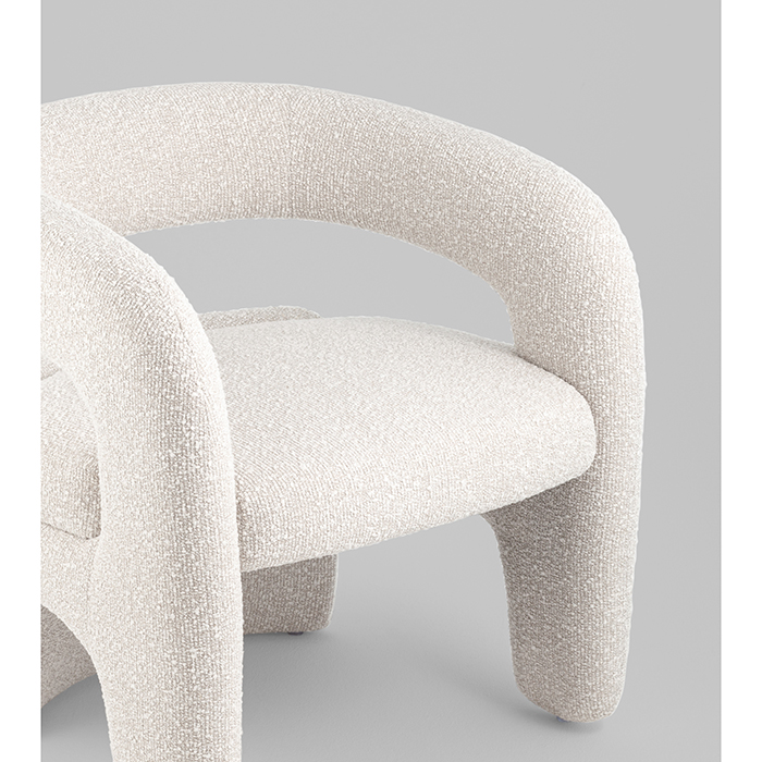 Кресло-лаунж Bones жемчужный Stool Group FDC5014 PEARL