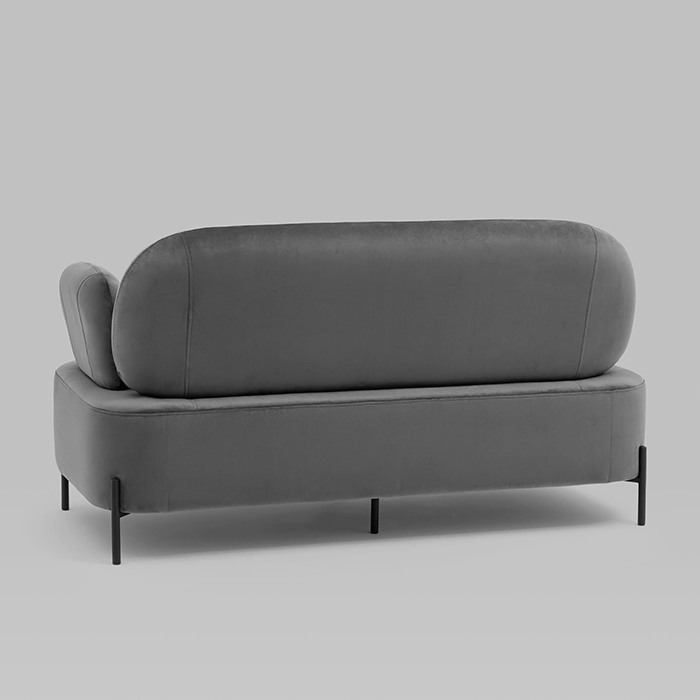 Диван Кэнди велюр серый Stool Group vd-dv-candy-b27