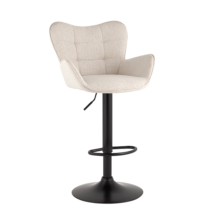 Комплект барных стульев Гранд серо-бежевый (2 шт) Stool Group KAS BAR OTE FAM001 X2