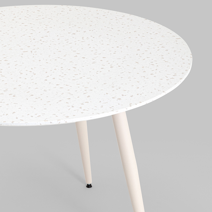 Стол круглый Nymphaea D110 терраццо Stool Group F-1715 TER 3860-1