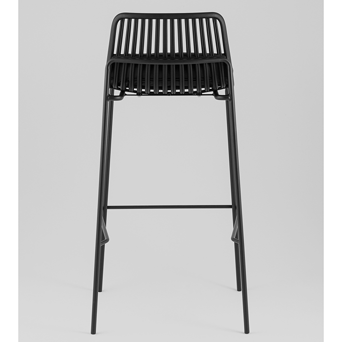 Стул барный Louran с подушкой чёрный Stool Group D-012H-75 black