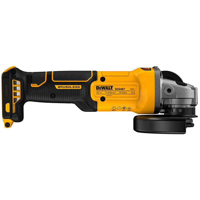 Угловая шлифмашина аккумуляторная DeWalt DCG407N-XJ (без АКБ и ЗУ)