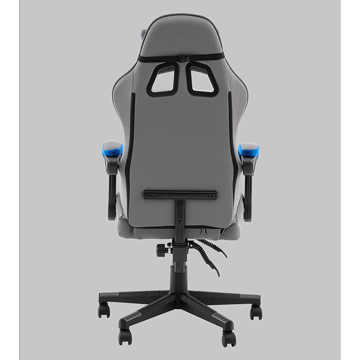 Кресло игровое TopChairs Phantom серо-голубой Stool Group GF-D80 TT706+TT702