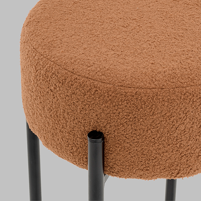Стул барный Беккет букле терракотовый Stool Group SSP 135-86044