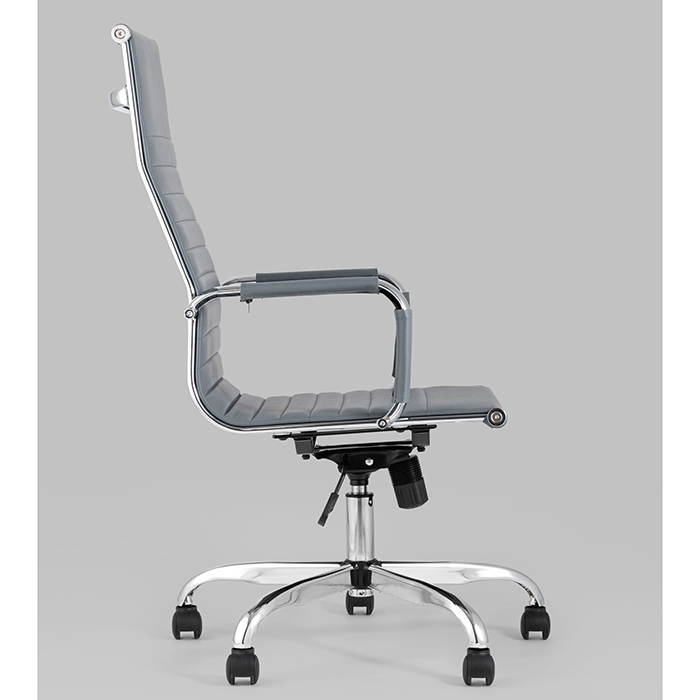 Кресло офисное TopChairs City серое Stool Group D-101H GREY