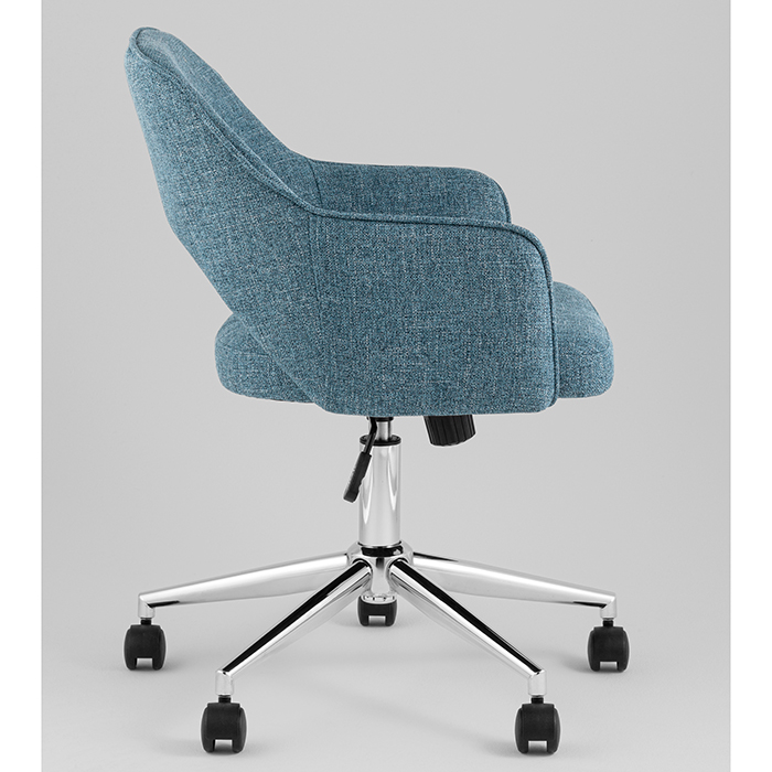 Кресло офисное Кларк рогожка синий Stool Group CLARKSON TWEED BLUE