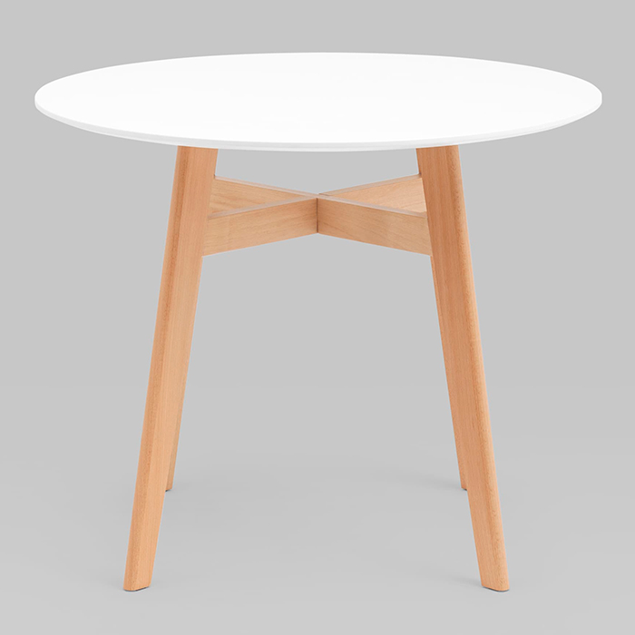 Стол круглый Target Circle D90 белый Stool Group Z-220 black