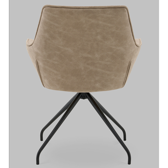 Кресло вращающееся Кимберли рогожка/замша бежевый Stool Group AV 344 W130/K02-K20PM-9005