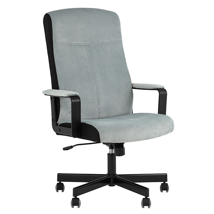 Кресло офисное TopChairs серо-голубой Stool Group ST-DOMINGO/LT28