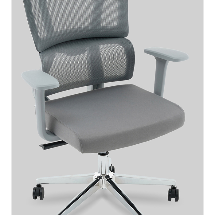 Кресло офисное TopChairs Forward серый Stool Group WH-1288G grey