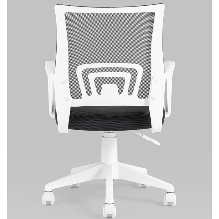 Кресло офисное TopChairs серый сетка Stool Group ST-BASIC-W/DG/TW-12