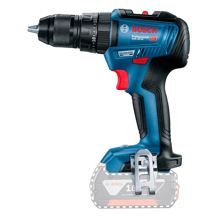 Дрель-шуруповерт аккумуляторная GSB 18V-50 Bosch 06019H5120