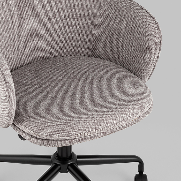 Стул офисный Echo светло-серый Stool Group Echo office chair light grey