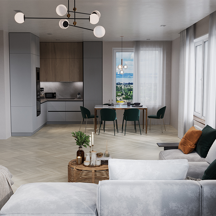 Плитка LVT Radiante Art Parquet LVT Tulesna 1005-401