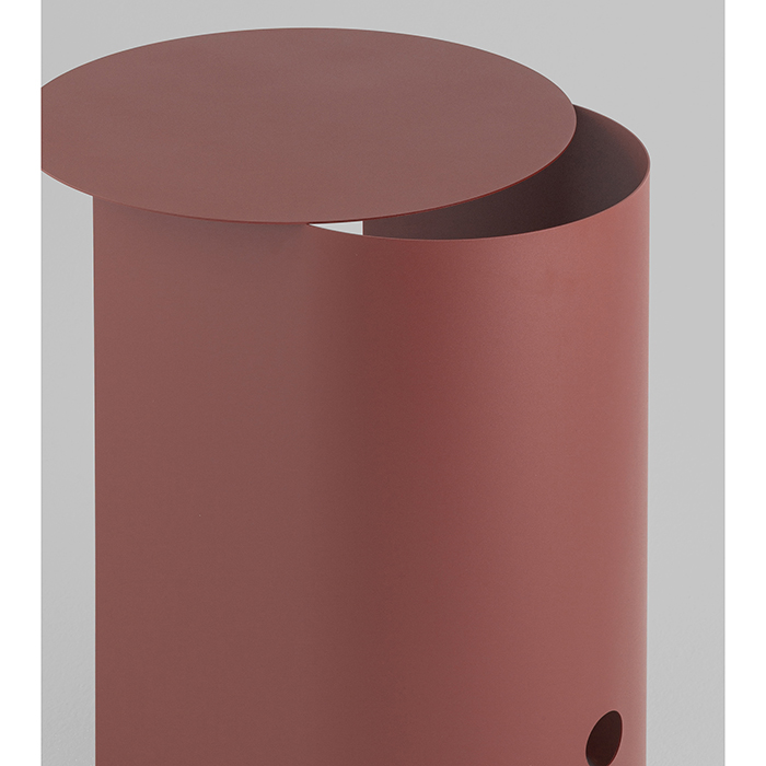 Журнальный столик Floire металл бордовый Stool Group MT-143 DB-032