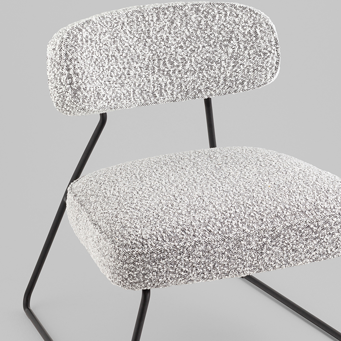 Кресло-лаунж Kate серый Stool Group CQ-2020 - BMG2635-19