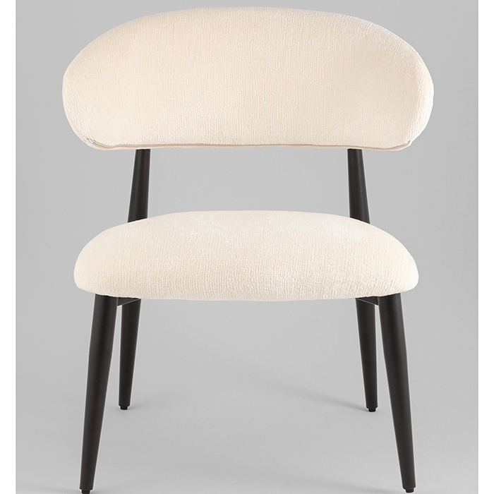 Кресло лаунж Ayla молочный Stool Group DX-2718 FINE-103