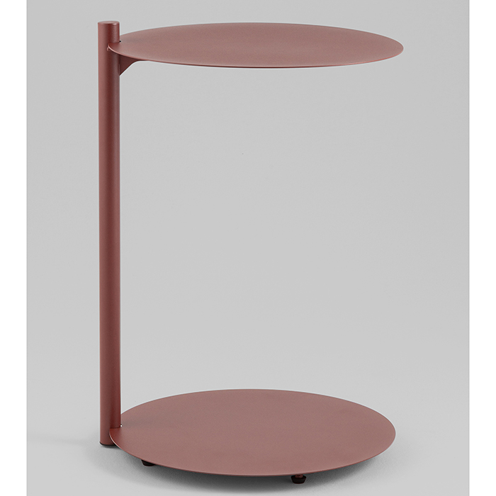 Журнальный столик Siara металл бордовый Stool Group MT-214 DB-032