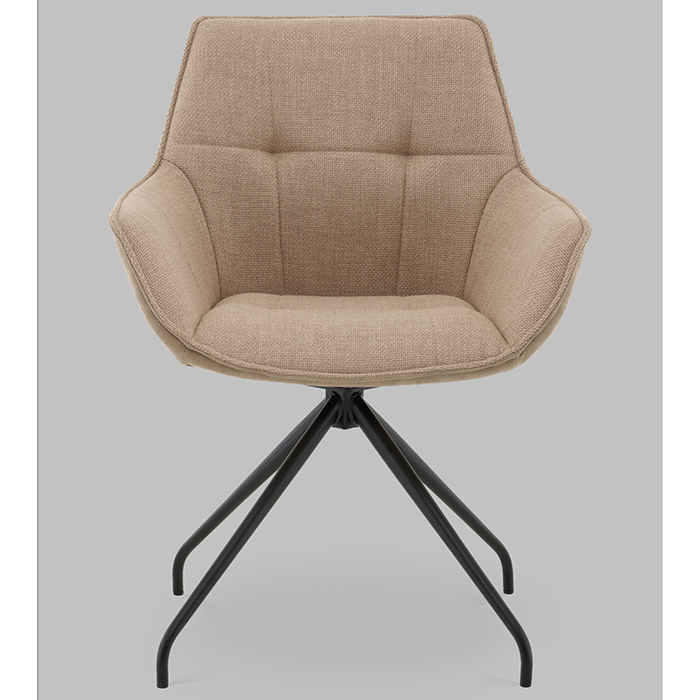 Кресло вращающееся Кимберли рогожка/замша бежевый Stool Group AV 344 W130/K02-K20PM-9005