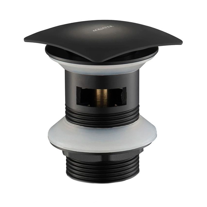 Донный клапан нажимной с переливом Aquatek AQ6004MB